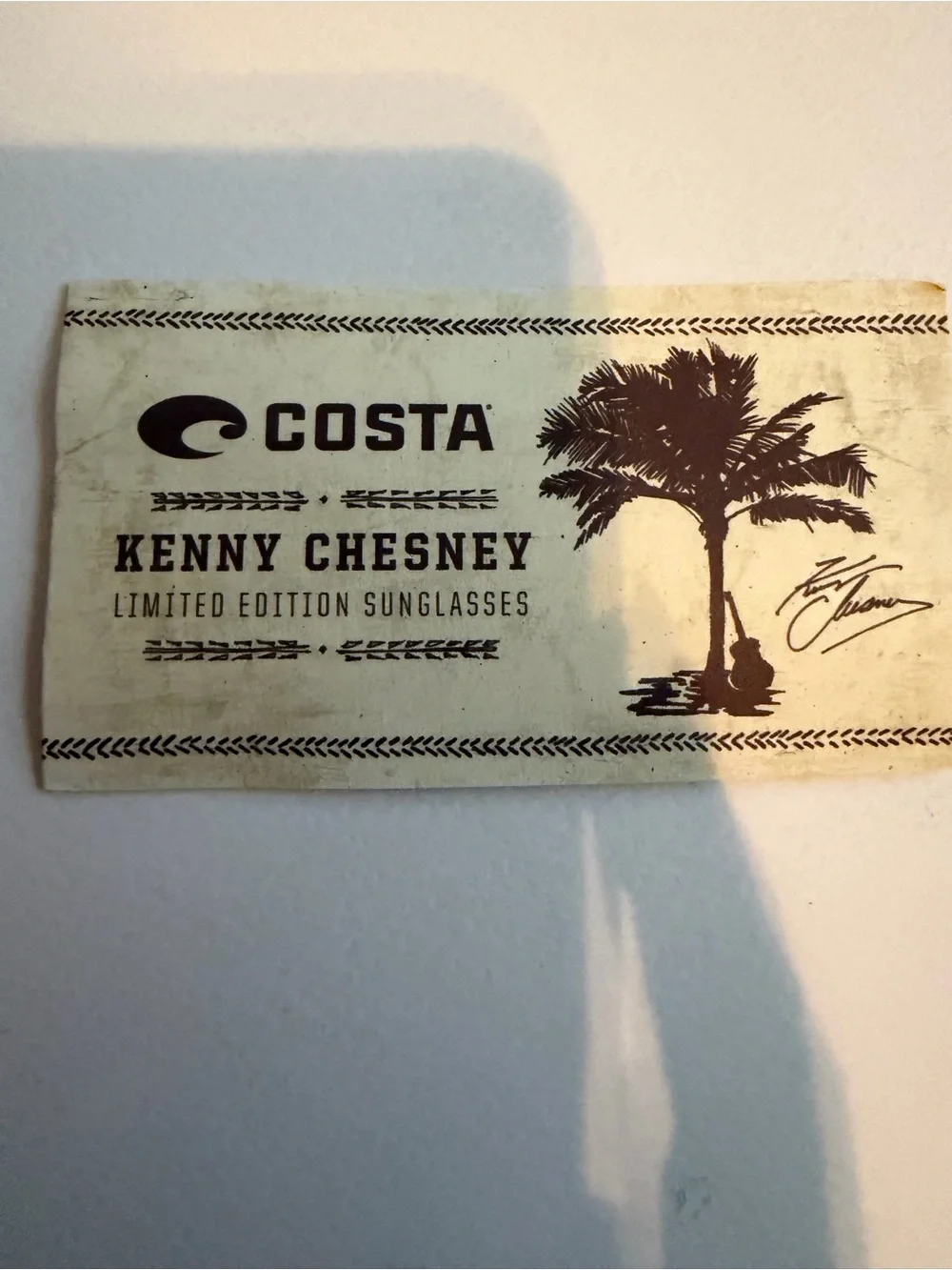 Kenny Chesney Costa Men’s Wrap Sunglasses in Tortoise Frame with Brown Lenses